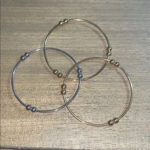 Alex and ani 3 piece bangle
